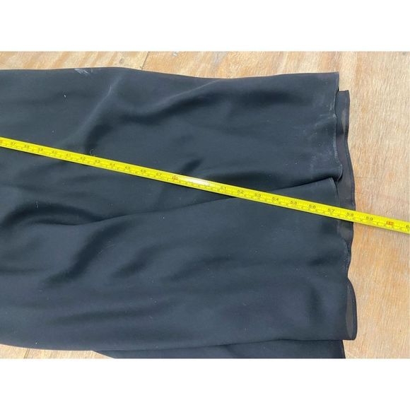 Lenovia USA Lace-Up Back Scoop Neck Spaghetti Straps Slip Dress Black Sz Large - Picture 13 of 14